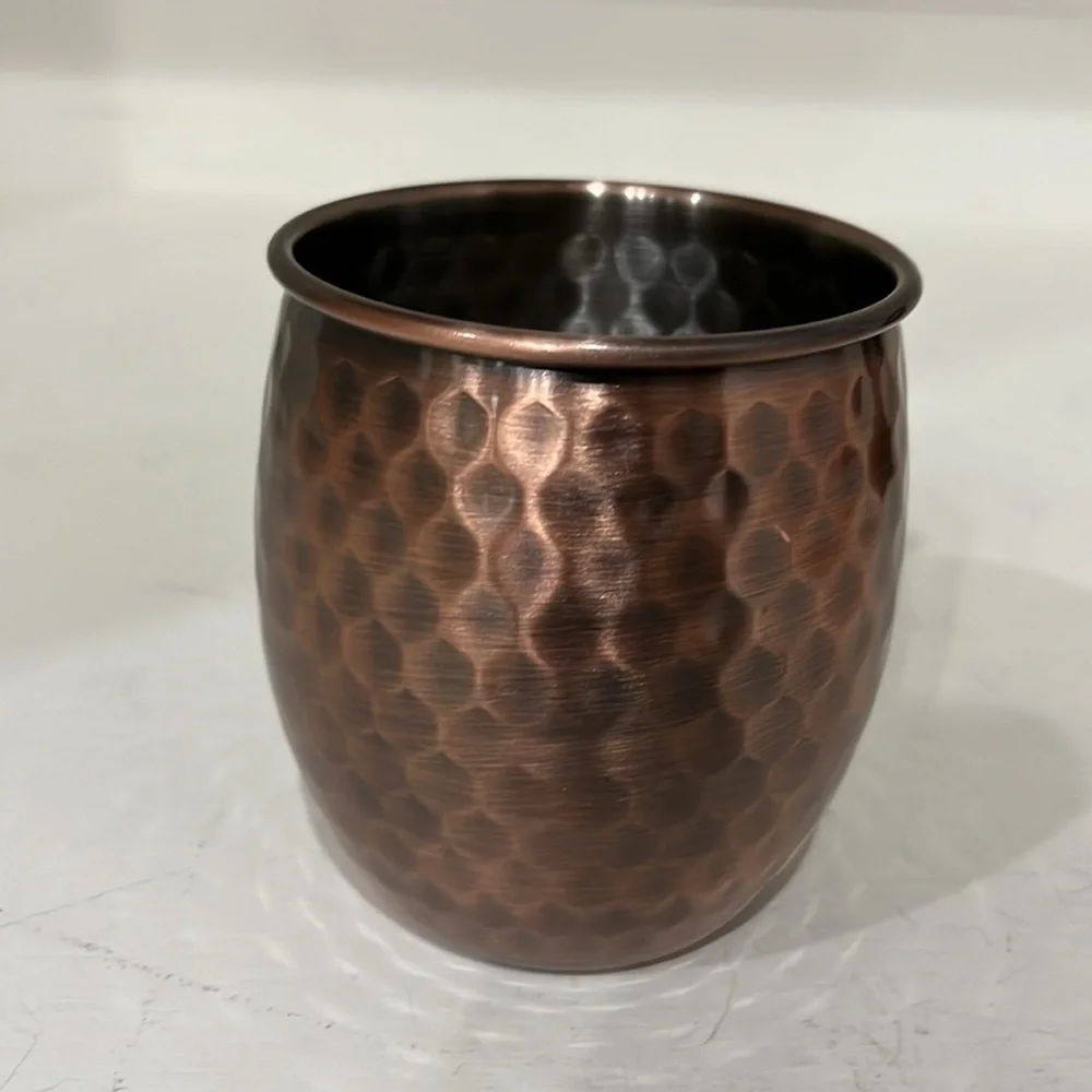 Eco one Silver One International Moscow Mule Mug Copper Hammered‎ Finish